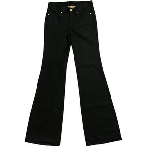 TORY BURCH NWT Black Mid-Rise Flare Jeans 26